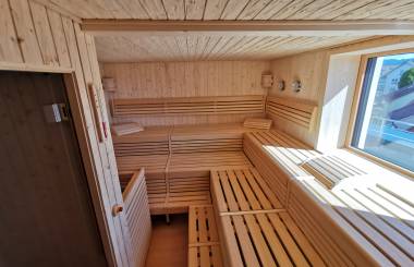 Innenansicht Sauna im Hotel Aurelia