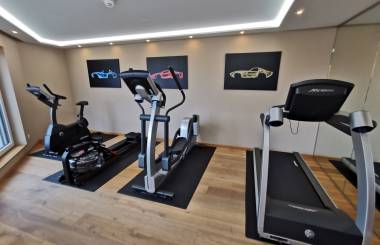 Fitnessgeräte im Fitnessbereich Hotel Aurelia