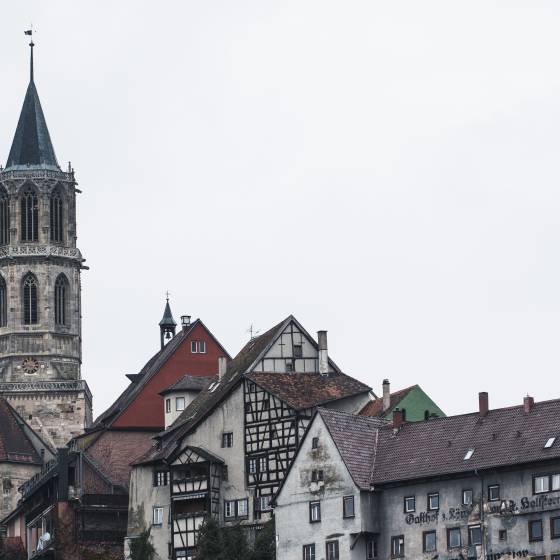 Kirchturm in der Altstadt Rottweil